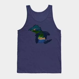 Michigan Lakes Are Calling and I Must Go | Cherie's Art Original (c)2020 Tank Top